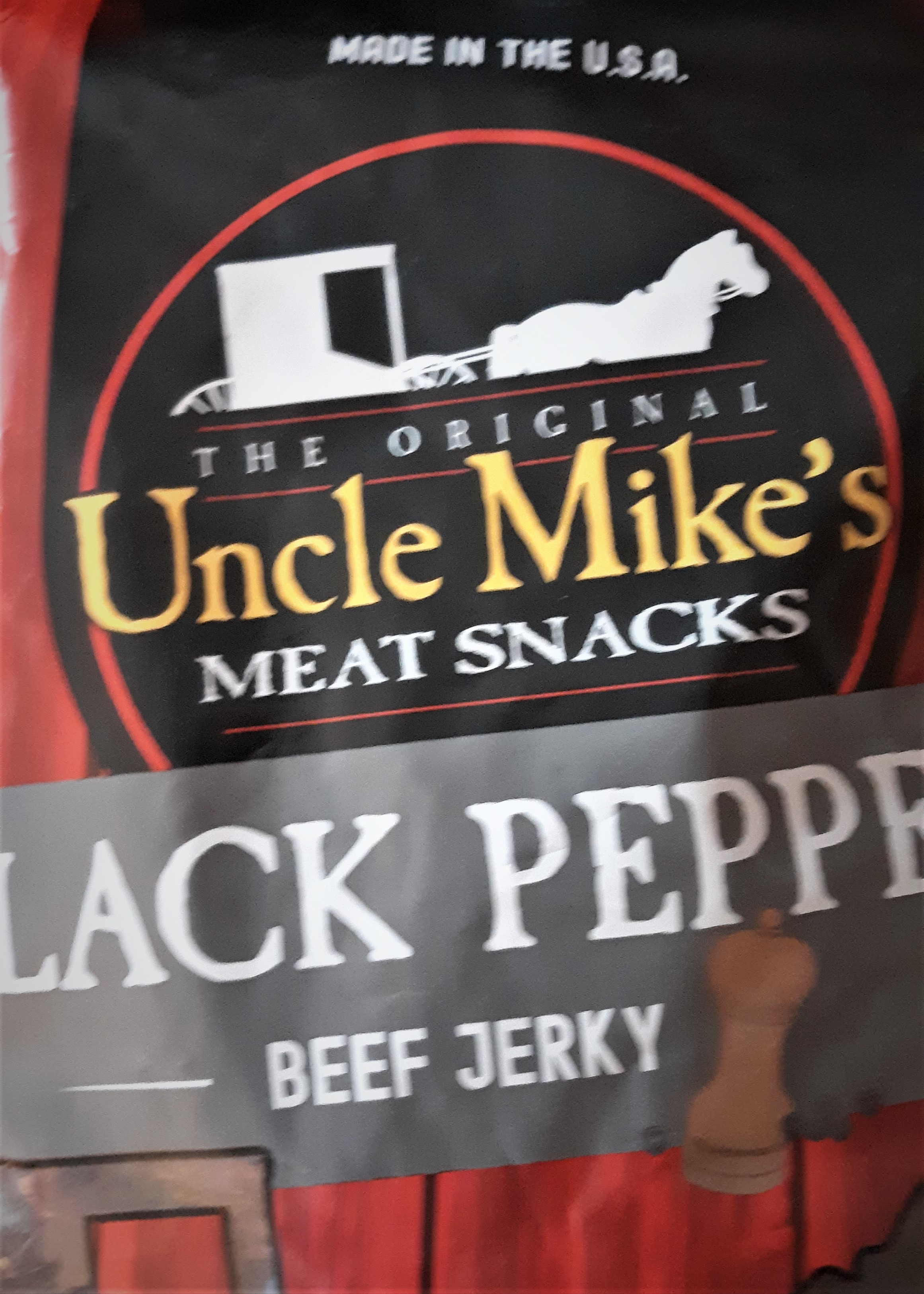Uncle Mike&amp;#39;s Beef Jerky-Black Pepper-Gluten Free